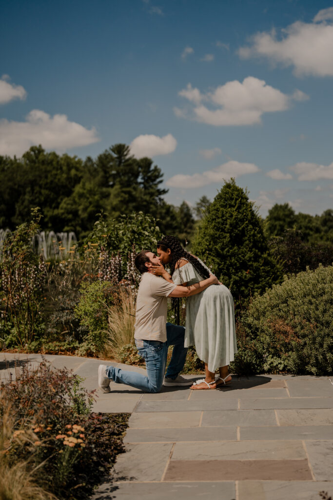 secret engagement in longwood gardens pennsylvania