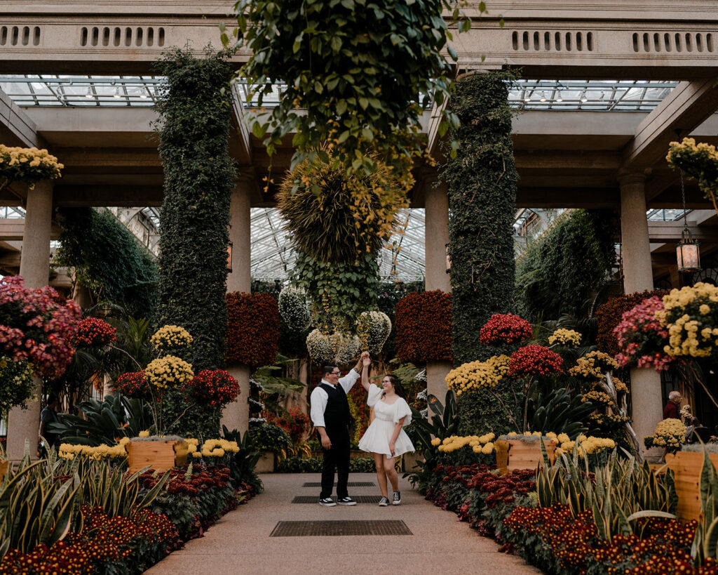 Longwood Gardens Engagement Photography