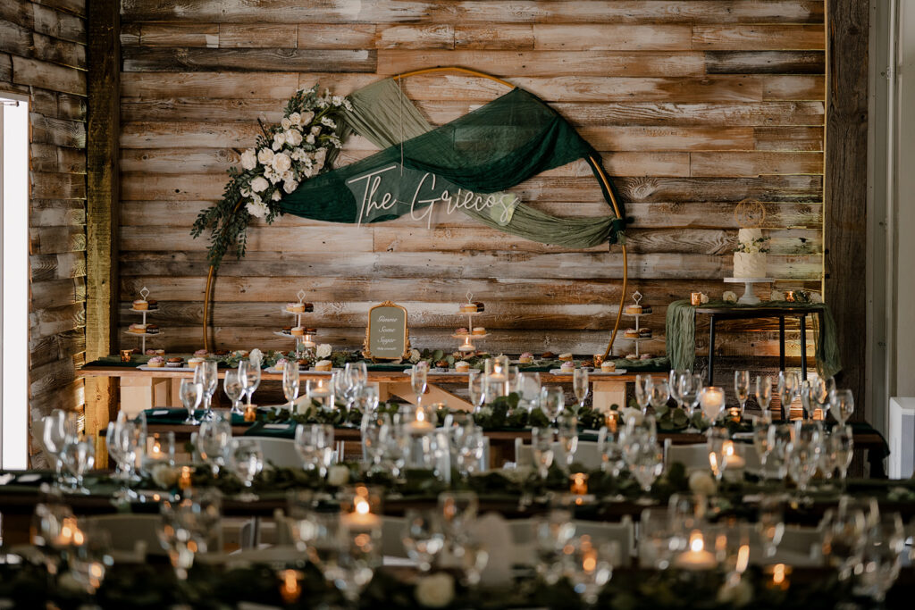 Farmhouse wedding, tucked away in Pennsylvania's Pocono Mountains