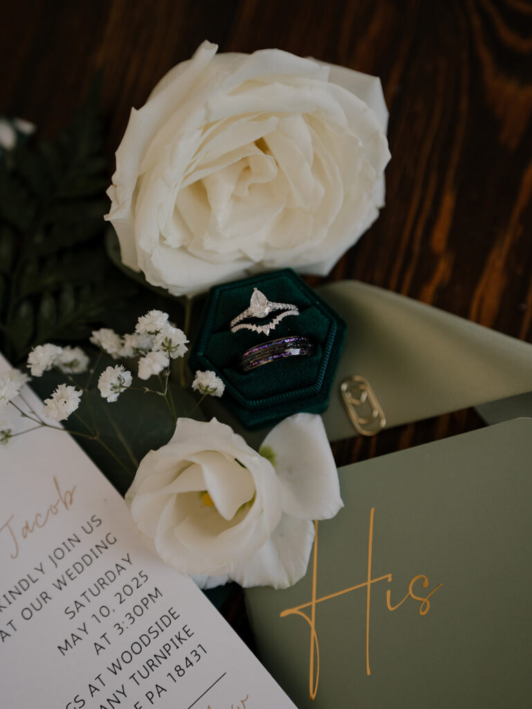 Farmhouse wedding, tucked away in Pennsylvania's Pocono Mountains