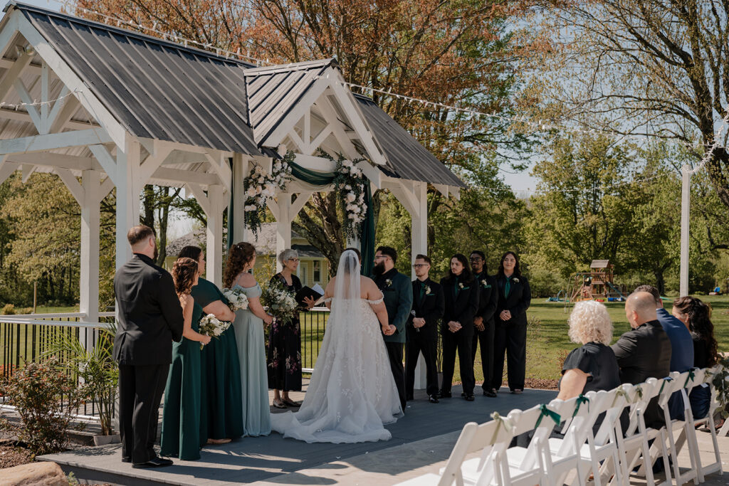 Farmhouse wedding, tucked away in Pennsylvania's Pocono Mountains