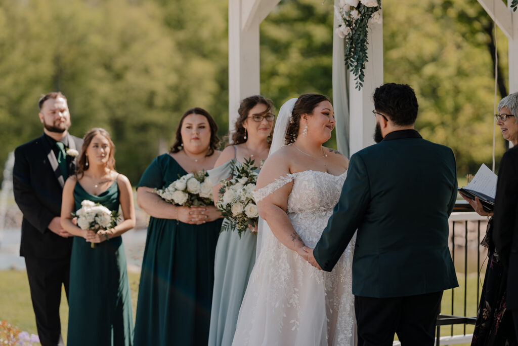 Farmhouse wedding, tucked away in Pennsylvania's Pocono Mountains