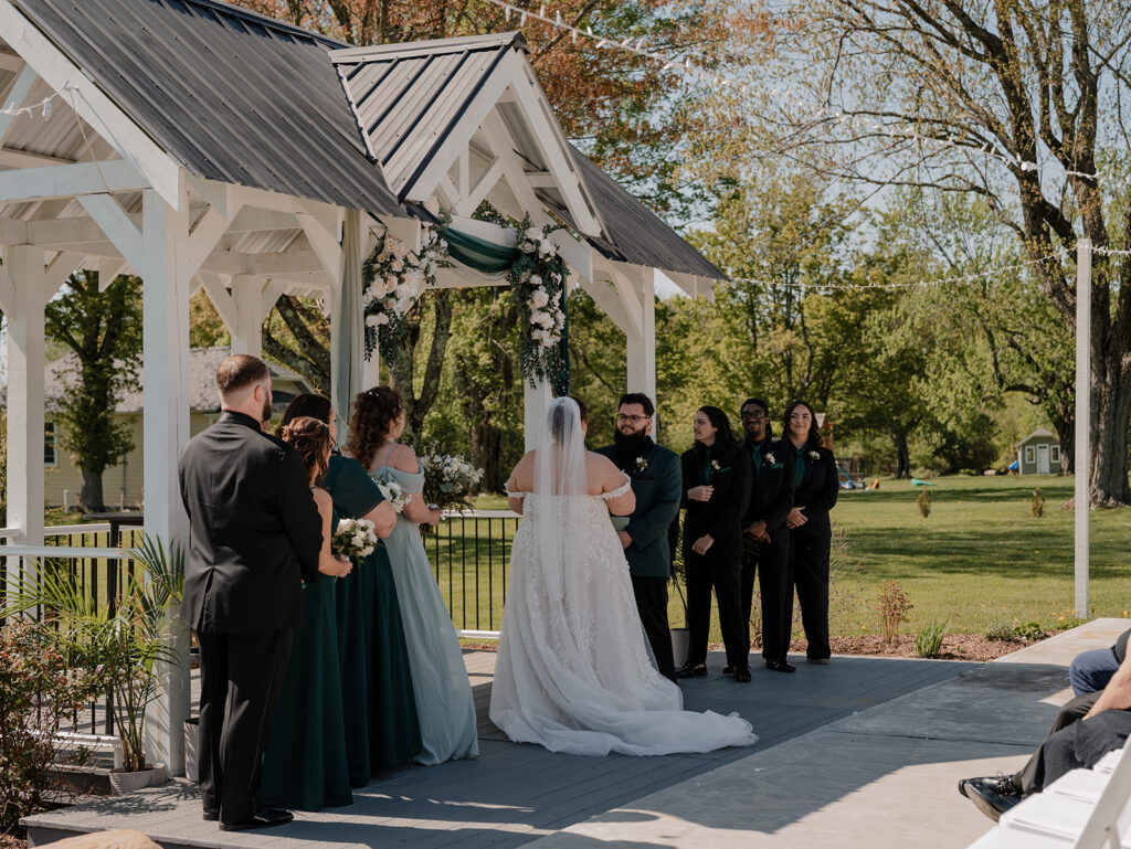 Farmhouse wedding, tucked away in Pennsylvania's Pocono Mountains