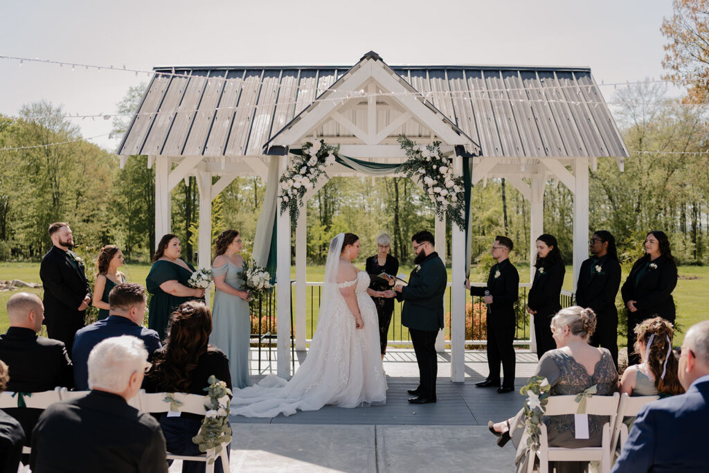 Farmhouse wedding, tucked away in Pennsylvania's Pocono Mountains